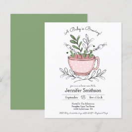 Lámina Invitación de presupuesto de Baby Shower para la C