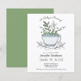 Lámina Invitación de presupuesto de Baby Shower para la C
