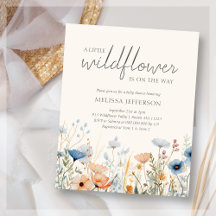 Invitación de presupuesto de Baby Shower para Wild