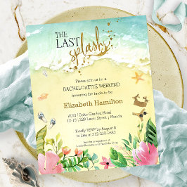 Lámina Invitación de presupuesto de itinerario de fin de