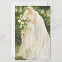 invitación de presupuesto de novia vintage