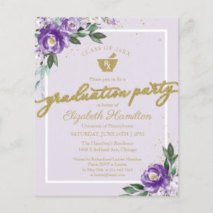 Lámina Invitación de Presupuesto Floral Farmacia Fiesta d