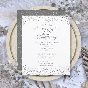 Lámina Invitación de presupuesto para 75º aniversario de