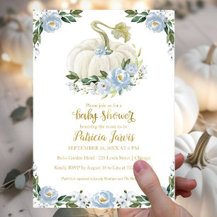 Lámina Invitación de presupuesto para baby shower de cala