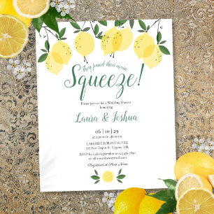 Lámina Invitación de presupuesto para ducha de boda de li