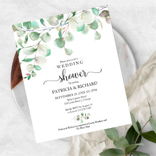 Lámina Invitación de Presupuesto para Ducha de Parejas co