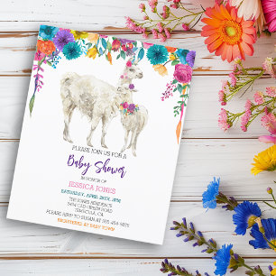 Lámina Invitación de Presupuesto para Fiesta de Baby Show