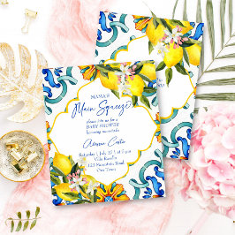 Lámina Invitación de presupuesto para la ducha de bebé