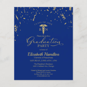 Lámina Invitación de presupuesto para la fiesta de gradua