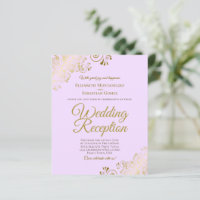 Invitación de presupuesto para recepción de boda l