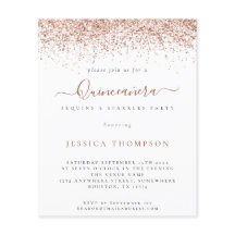 Invitación de Quinceañera, Rosa de presupuesto Pur