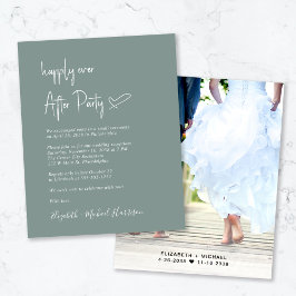 Lámina Invitación de recepción de boda con presupuesto li