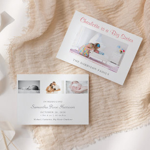 Lámina Invitación de Recién nacido fotográfico de Hermand