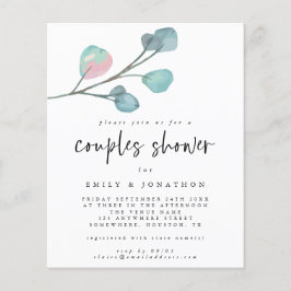 Lámina Invitación de Regalo para Bodas Moderna de Eucalip