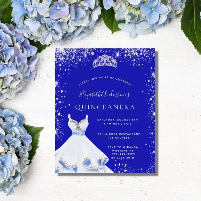 Lámina Invitación de tiara para vestir el traje azul de p (Subido por el creador)