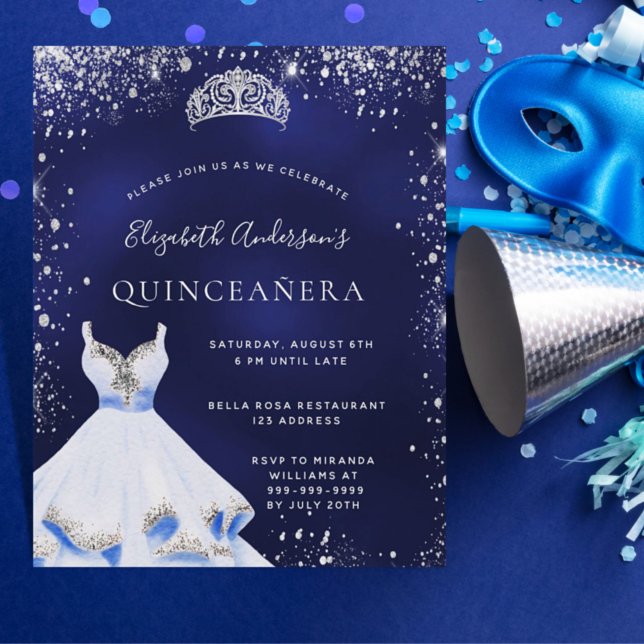 Lámina Invitación de tiara para vestir el traje azul de p (Subido por el creador)