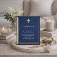 Invitación de travesía de oro azul de la marina