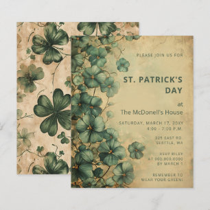 Lámina Invitación del Día de los Sta Patrocinadores Verde