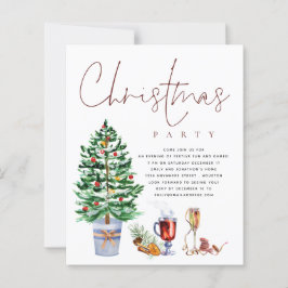 Lámina Invitación del Fiesta de Navidades de script de be