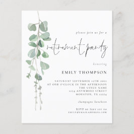 Lámina Invitación del Fiesta de retiro de guión de eucali