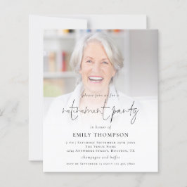 Lámina Invitación del Fiesta de retiro de guión gráfico d