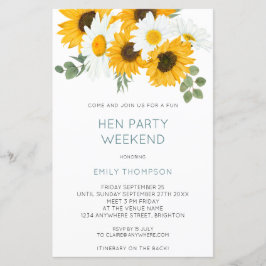 Lámina Invitación del Fin de Semana Itinerario del Giraso