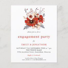 Lámina Invitación del Partido de Compromiso del Crema Roj