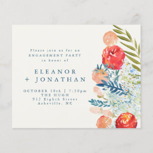 Lámina Invitación del partido de compromiso floral de acu