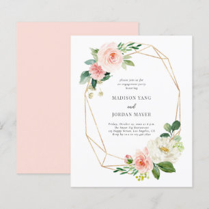 Lámina Invitación del partido de compromiso floral de Rub