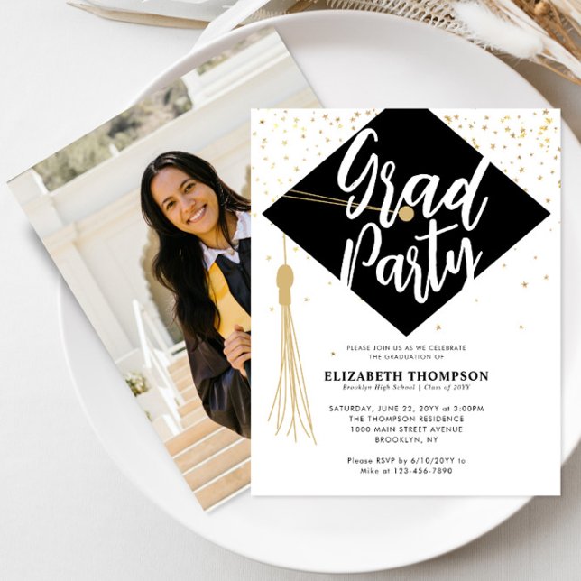 Lámina Invitación del partido de graduación de fotos de o (Subido por el creador)