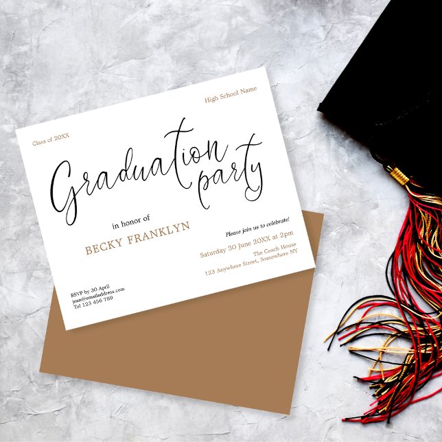 Lámina Invitación del partido de graduación de texto de g (Subido por el creador)