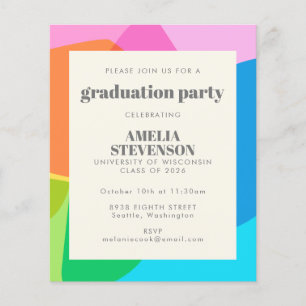 Lámina Invitación del Partido de Graduación Resumen de Co