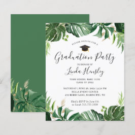 Lámina Invitación del Partido de Graduación Tropical de V