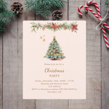 Invitación del partido de los Navidades de crema r