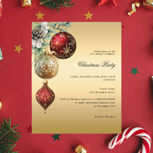 Lámina Invitación del partido de los Navidades de negocio