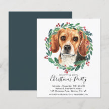 Invitación del Partido de los Navidades de Perro B