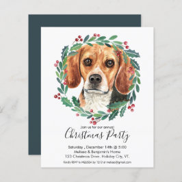 Lámina Invitación del Partido de los Navidades de Perro B