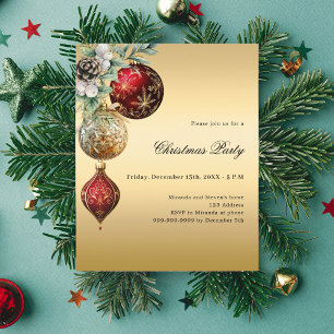 Lámina Invitación del partido de los Navidades de pino de