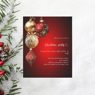 Lámina Invitación del partido de los Navidades del oro ro