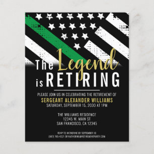 Lámina Invitación del Partido Ejército de Retiro Militar