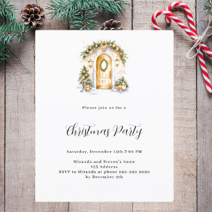 Lámina Invitación del partido Navidades de oro verde de e