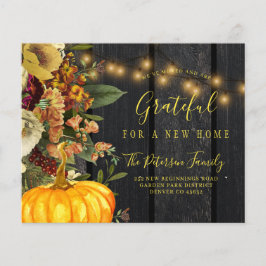 Lámina Invitación en movimiento del otoño de otoño del nu