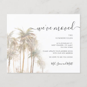 Lámina Invitación en movimiento Presupuesto Palm Trees Co