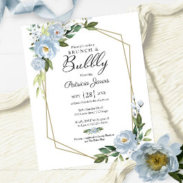 Lámina Invitación Floral A Brunch And Bubbly Budget