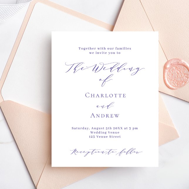 Lámina Invitación formal de matrimonio con presupuesto bl (Subido por el creador)