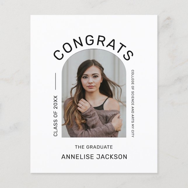 Lámina invitación fotográfica de graduados de 2024 (Anverso)