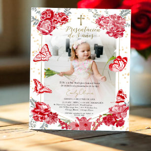 Lámina Invitación fotográfica de presupuesto de 3 años