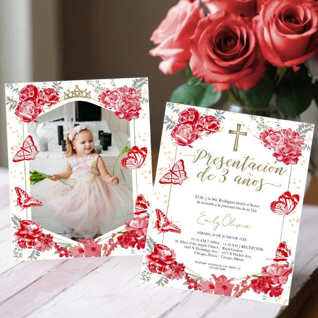 Lámina Invitación fotográfica de presupuesto de 3 años (Subido por el creador)