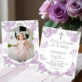 Lámina Invitación fotográfica de presupuesto de 3 años