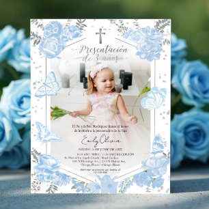 Lámina Invitación fotográfica de presupuesto de 3 años